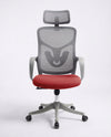 Ergonomska Stolica ErgoPlus Sivo-Crvena