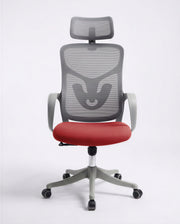 Ergonomska Stolica ErgoPlus Sivo-Crvena