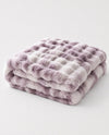 Ćebe Bubble Pink - Bela 200x220cm