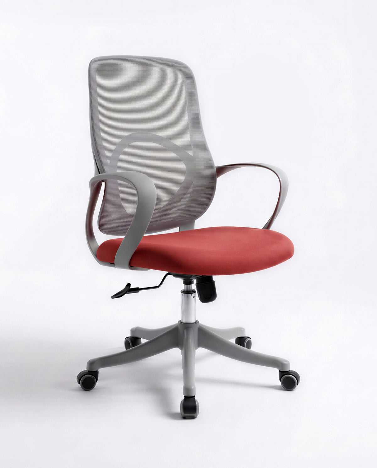 Ergonomska Stolica ErgoNova Sivo-Crvena